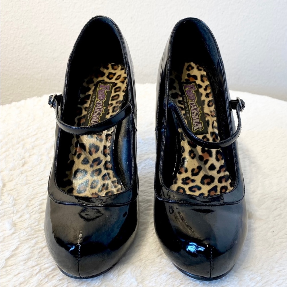 Funtasma Black and Leopard high heels